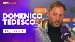 Fenerbah&ccedil;e - G&ouml;ztepe Ma&ccedil; Sonu Teknik Direkt&ouml;r Domenico Tedesco'nun A&ccedil;ıklamaları