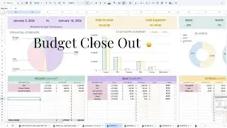I Closed My FIRST Budget (Here&rsquo;s What Actually Happened)