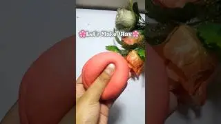 How To Make Clay At Home 🏡 #asmr #claymaking