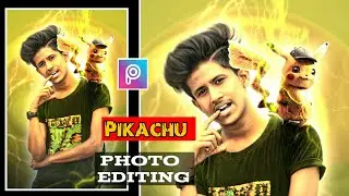 Pikachu Photo Editing / Pokemon Photo Editing In Picsart / Mk Pictures #shorts