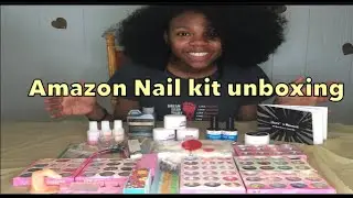 Unboxing a Amazon Nail kit(FIRST VIDEO)