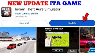 Finally Indian Theft Auto Simulator NEW UPDATE 🤯🔥| New Mode+ITA MENU | Harsh in Game