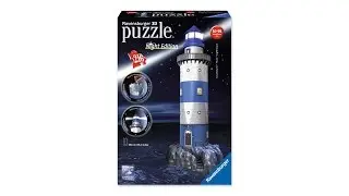 3D Puzzles &ndash; Lighthouse at Night by Ravensburger