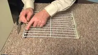 Refrigerator Repair - Replacing the Wire Shelf (GE Part # WR71X1936)