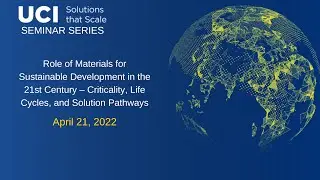 Solutions that Scale: Role of Materials for Sustainable Development in the 21st Century