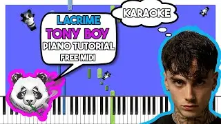 TONY BOY - LACRIME - INSTRUMENTAL Piano Tutorial