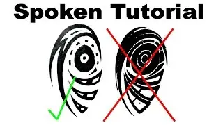 Spoken Tutorial - How I Draw a Tribal Upperarm Tattoo Design