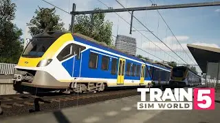 Taking the SNG 3 from Groningen to Assen | NS Sprinter | Train Sim World 5 | 4K60 HDR