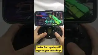 Shadow Gun Legends on iOS supports game controller 🎮#shadowgunlegends #ioscontroller#mobilegames