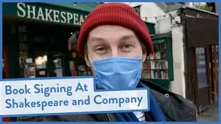 Signing books at Shakespeare and Company (plus a closer look at Notre Dame Cathedral)