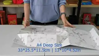 Standard size - Marble magnetic folding box-paper box-gift box