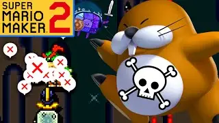 Die T&Ouml;DLICHE Monty Cave! Super Mario Maker 2 Expert 17000+ Clears #750