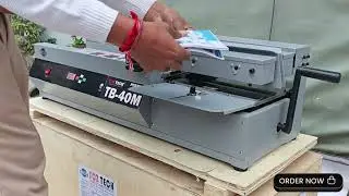 GLUE BINDING MACHINE FULL DEMO @official-yoztech @YozTechIndia 