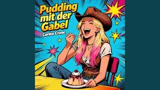 Pudding mit der Gabel