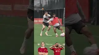 Salah vs Florian Wirtz in Liverpool Training! 🔥 Who Wins? #LFC #Shorts
