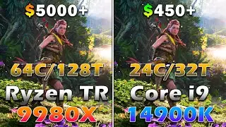 Ryzen Threadripper 9980X vs Core i9 14900K | Should You Really Spend $4550 More for Gaming?