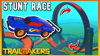 Is This 'HOTWHEELS' STUNT Race even POSSIBLE?! | Trailmakers Multiplayer