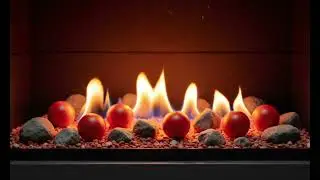 🔥 🔥 🔥Modern Crackling FIrePlace For Minimalist Cozy  8 Hours in 4K**