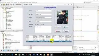 Demo Quản Lý Sinh Viên bằng Java sử dụng database mysql & source code