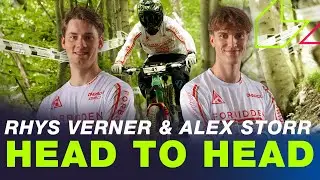 RHYS VERNER & ALEX STORR GO HEAD TO HEAD! | UCI Enduro World Cup