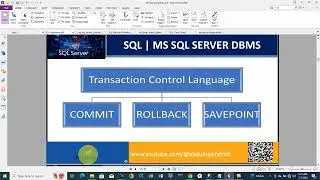 Microsoft SQL Server| SQL | DDL DML TCL DCL SQL And Their Sub Commands in [Pashto]