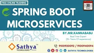 Free Spring Boot & Microservices || Session-9 || By. Mr. Kannababu