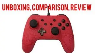 Super Mario (Power A Wired Controller) Unboxing/Comparison/Review For Nintendo Switch