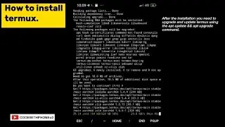How to install termux on your phone.
