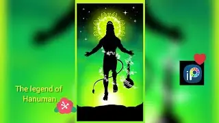 The legend of Hanuman ❤ digital painting #shorts #drawing #art