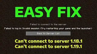 How To Fix Can't Connect to Server Minecraft TLauncher 1.18.1, 1.17.1 & 1.1.7