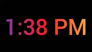 1pm Clock