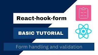React hook form | React form handling and validation | Basic tutorial for beginners | Yup