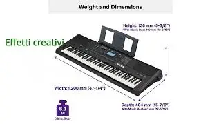 RECENSIONE (2025) : Tastiera Yamaha PSR-EW425. DETTAGLI ESSENZIALI