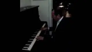 Derby day night playing honky tonk piano blues