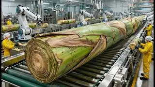Inside the World&rsquo;s Largest High-Tech Banana Stem Factory You&rsquo;ve Never Seen Before (Full Process)