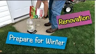 Winter Prep: Late Fall Fertilization (Half Rate) on New Grass Seedlings & Spreader Calibration Hack