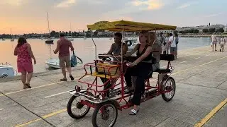 Croatia, Umag,Walking Tour 4K, Umag Beaches,Hotel Garden Istra Plava Laguna