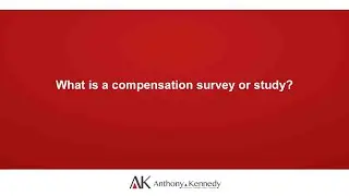 What is a compensation survey or study?