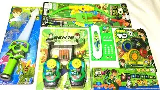 2023 BEN 10 TOY COLLECTION BEN RC CAR,BENTRANSFORMER WATCH,BEN YOYO,BEN BUS,CAR,SWARD  II TOY WORLD