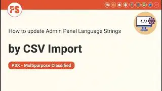 How to update BE language strings by csv import in PSX-MPC