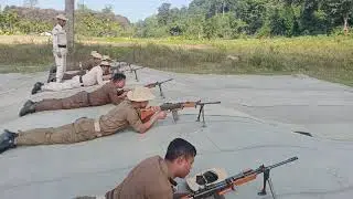 5.56 .INSAS .L.M.G. firing .