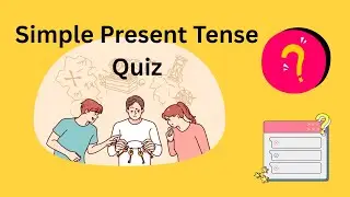 Present Simple Tense Quiz। #Grammar Quiz। English Grammar Test