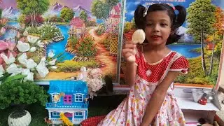 আমার পুতুল গুলোর জন্য রুটি বানালাম। মায়ের হাতের রুটি পেয়ে পুতুলগুলো অনেক খুশি হল @AnharRannaghor