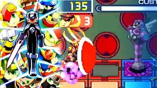 エグゼ4 改造カードなし対戦  レッドサン善 リフレクトコントロール