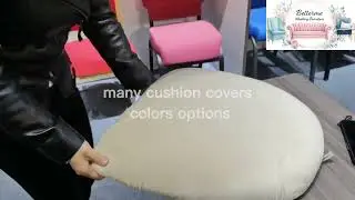 Chameleon Gold Banquet Chair &ndash; Removable Cushion Cover Demo & Wedding Hall Setup