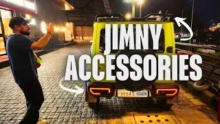 Under Budget Suzuki Jimny Accessories | LED Tail Light | DRLs | Rear SPOILER | Vlog 14