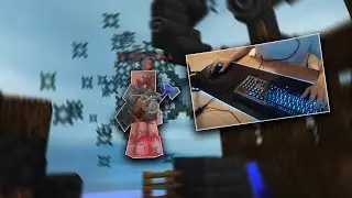 Jitter Clicking In Ranked Skywars (HAND CAM)