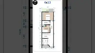 PLANTA BAIXA DE CASA 4 x 13 #shorts