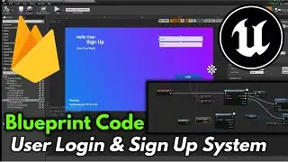Unreal Engine User Login & Sign Up System + Firebase With Blueprint Code Player Login Firebase + UE4