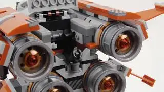 Lego Star Wars 75178 Jakku Quadjumper   Lego Speed Build